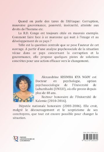 La corruption et la gouvernance en République démocratique du Congo - Une approche psychosociale d’analyse et d’action